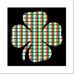 Irish Flag Shamrock, St Patricks Day, Irish, Ireland, March 17th, Irish Sports Fan Posters and Art